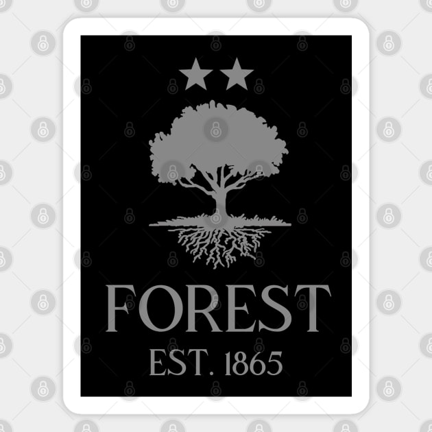 Forest Grey 2 Magnet by VRedBaller